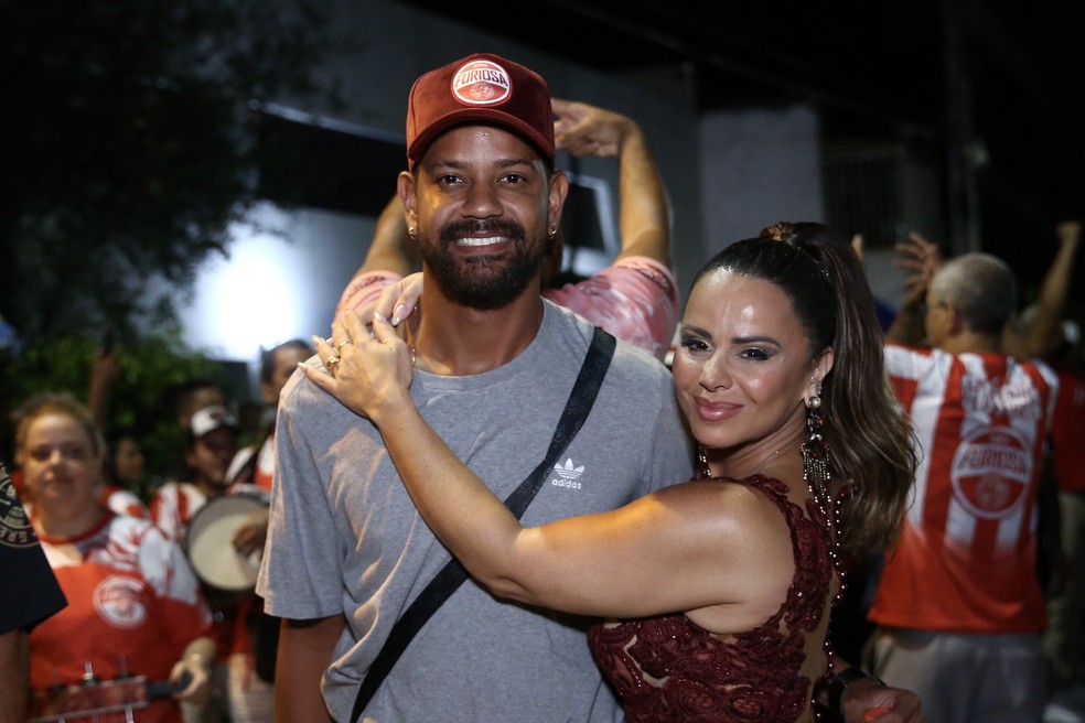 Viviane Araujo e Guilherme Militão — Foto: Roberto Filho/BrazilNews
