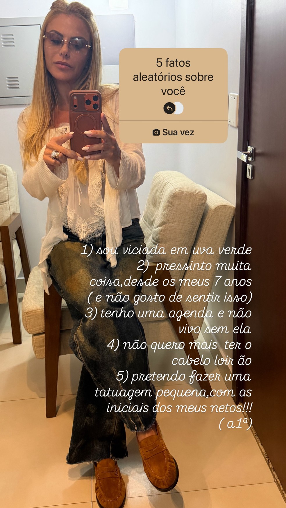 Poliana Rocha entrou em trend e fez revelações pessoais — Foto: Reprodução/Instagram