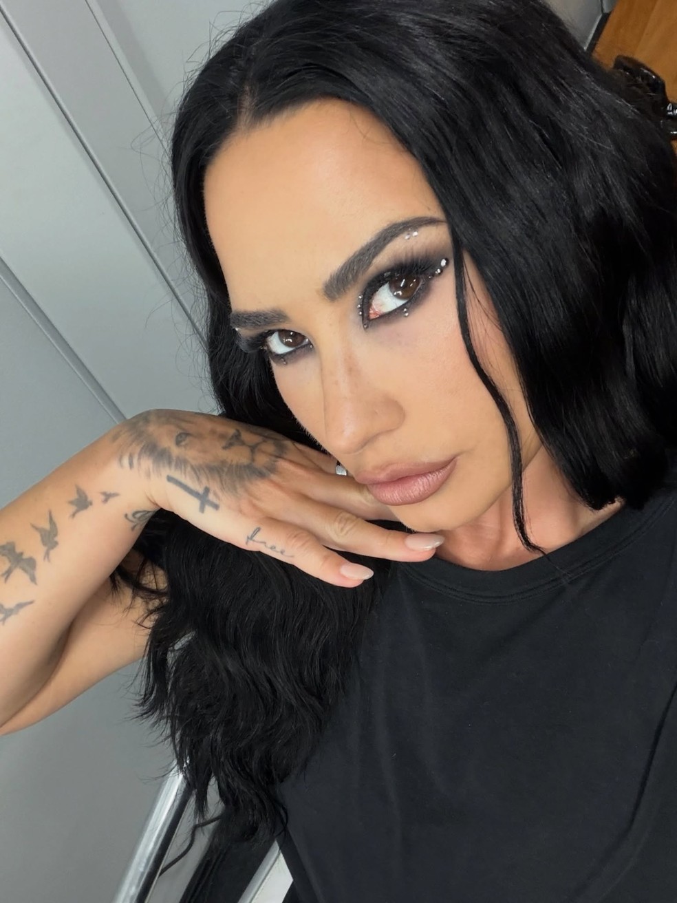 Demi Lovato abre álbum de fotos no Brasil — Foto: Reprodução/Instagram