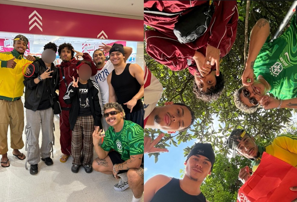 Dançarinos do BTS curtem Brasil — Foto: Reprodução/Instagram