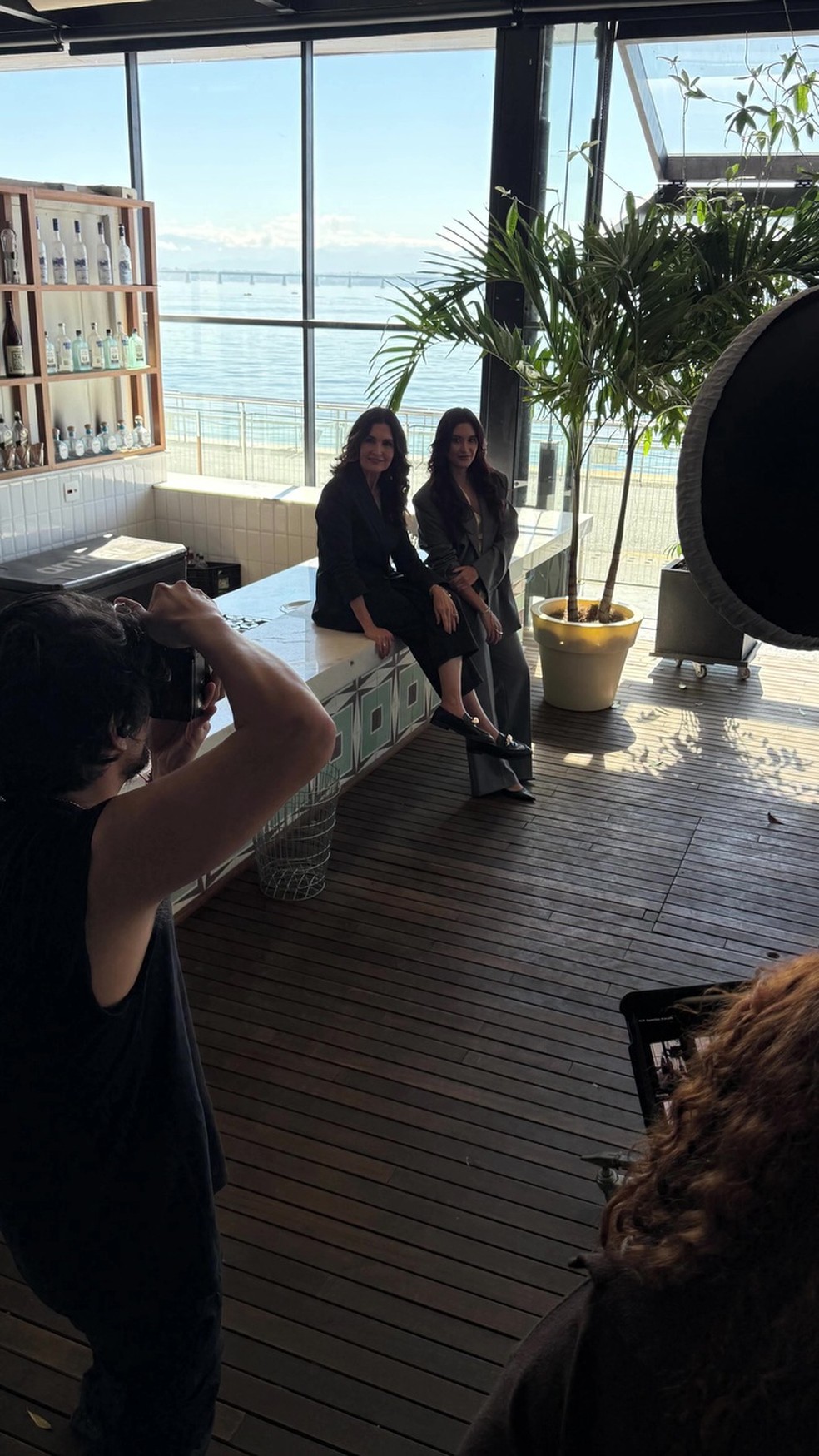 Fátima Bernardes e a filha Bia Bonemer estrelam ensaio juntas — Foto: Reprodução/Instagram