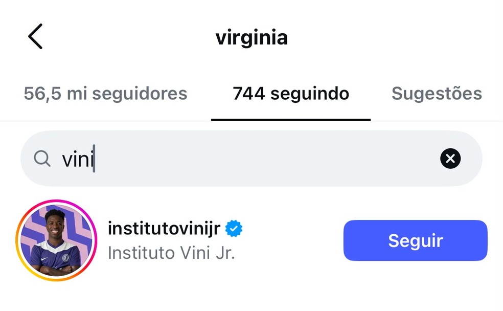 Virginia Fonseca e Vini Jr. deixam de se seguir — Foto: Reprodução/Instagram