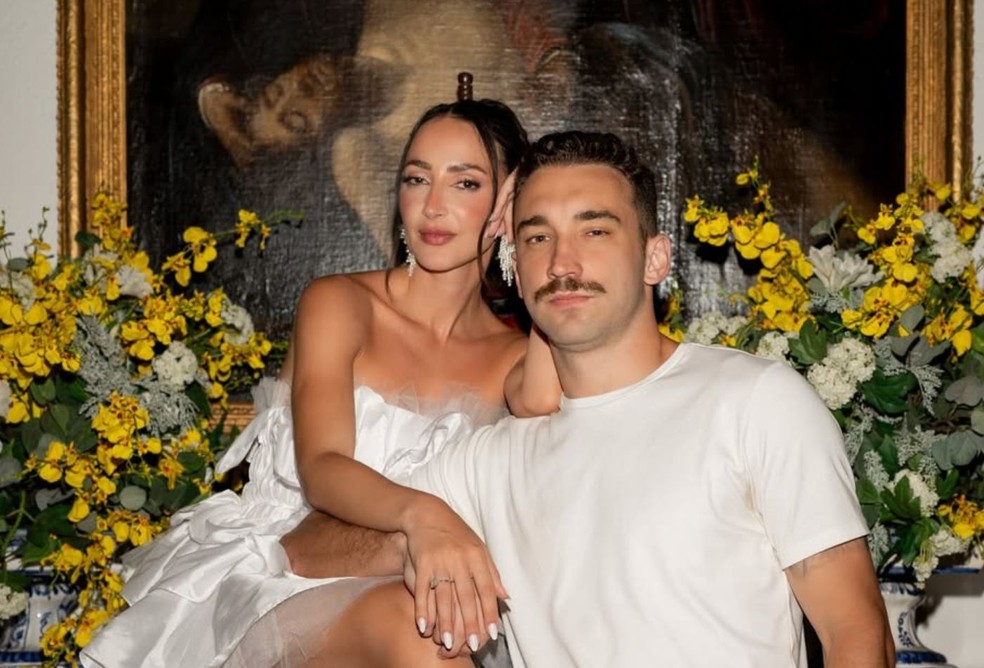 Maitê Lo Sardo, esposa de Léo Ortiz, revela desejo da gravidez — Foto: Reprodução/Instagram
