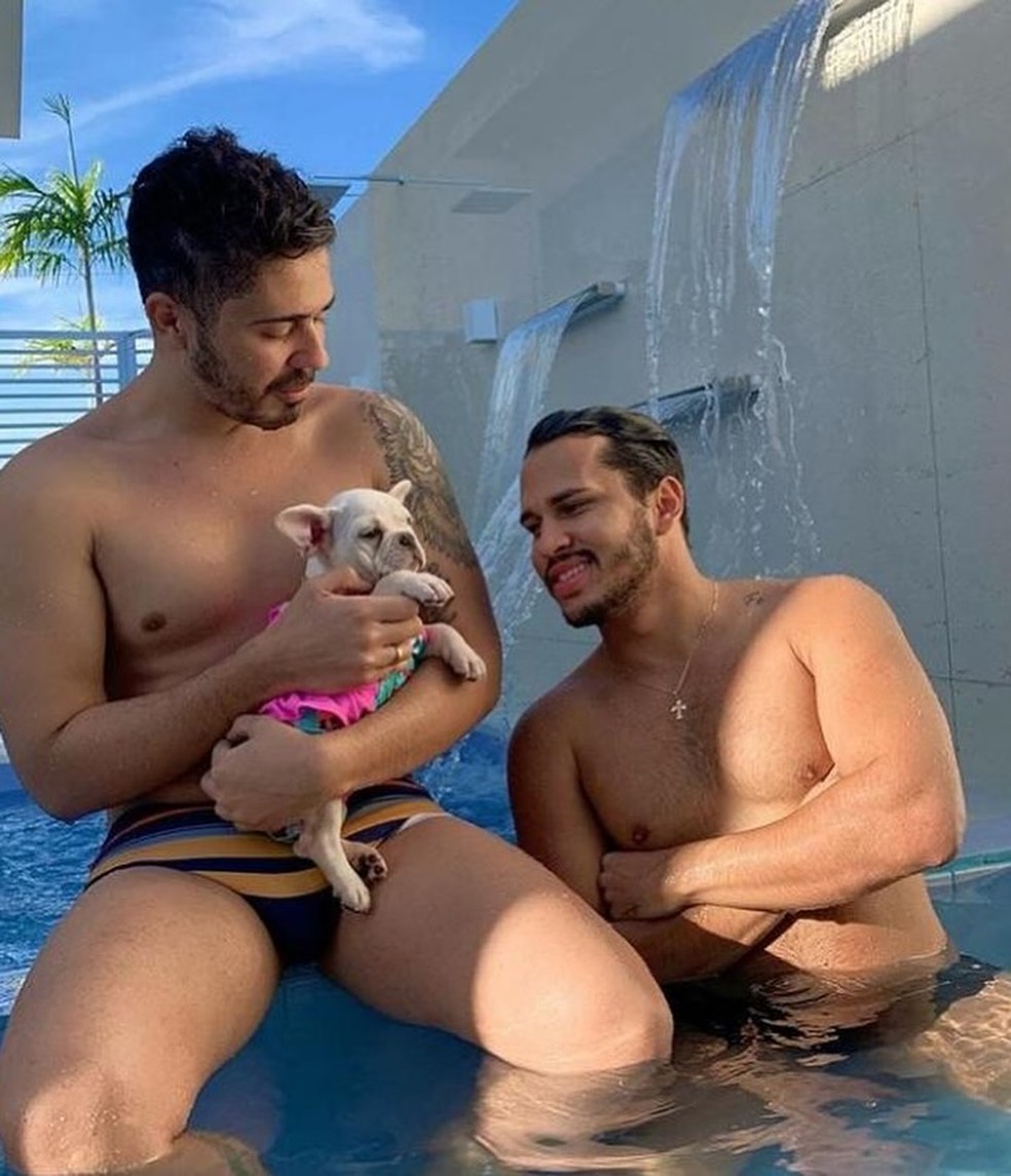 Lucas Guimarães e Carlinhos Maia — Foto: Reprodução/Instagram