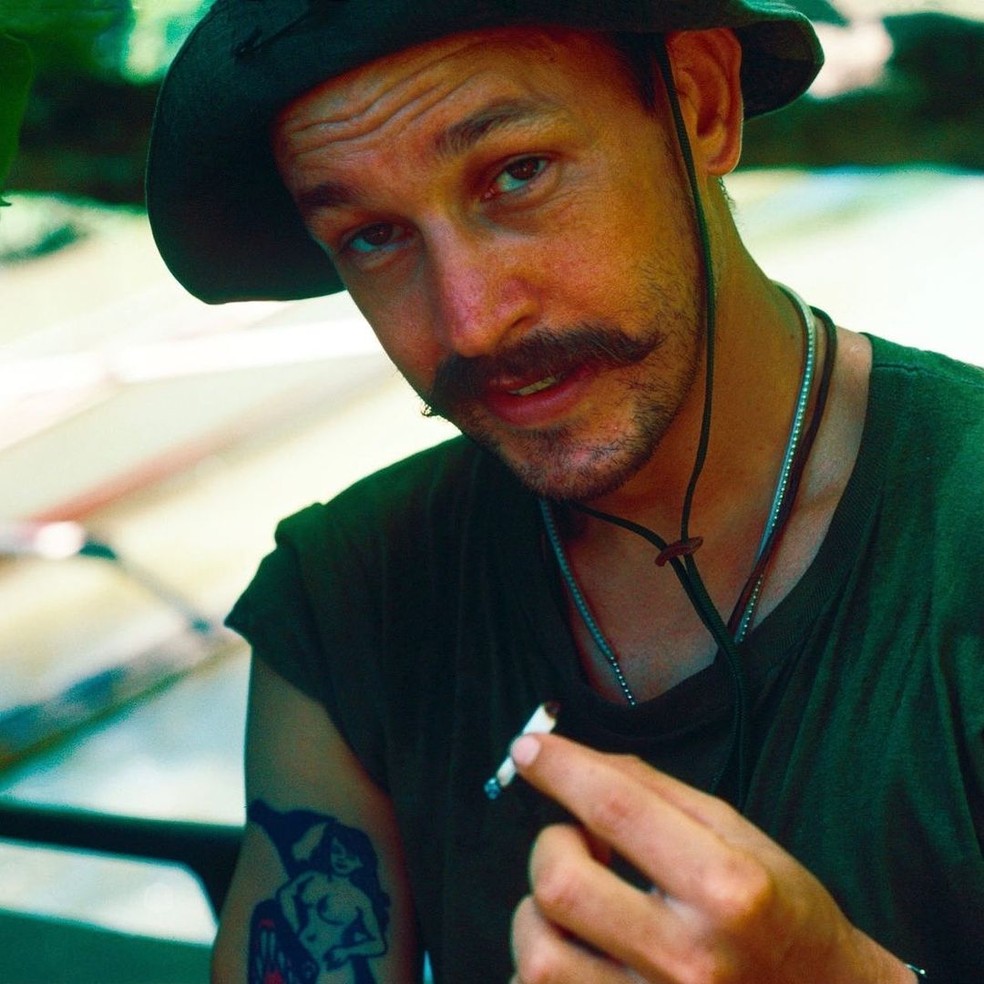 Frederic Forrest em 'Apocalypse Now' &mdash; Foto: Reprodu&ccedil;&atilde;o/Instagram