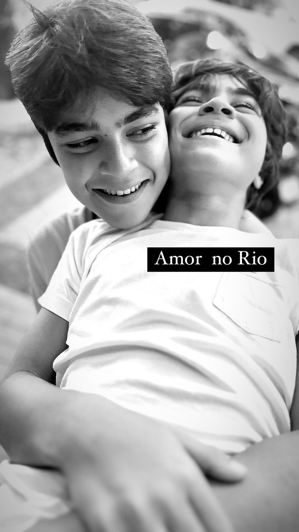 Pedro e Antônio, filhos de Juliana Paes — Foto: Reprodução/Instagram