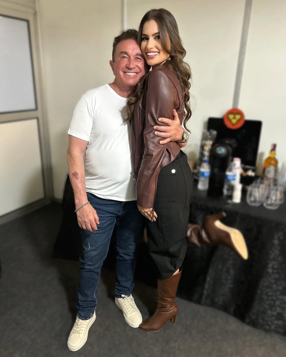 Amado Batista e Calita Franciele — Foto: Reprodução/Instagram