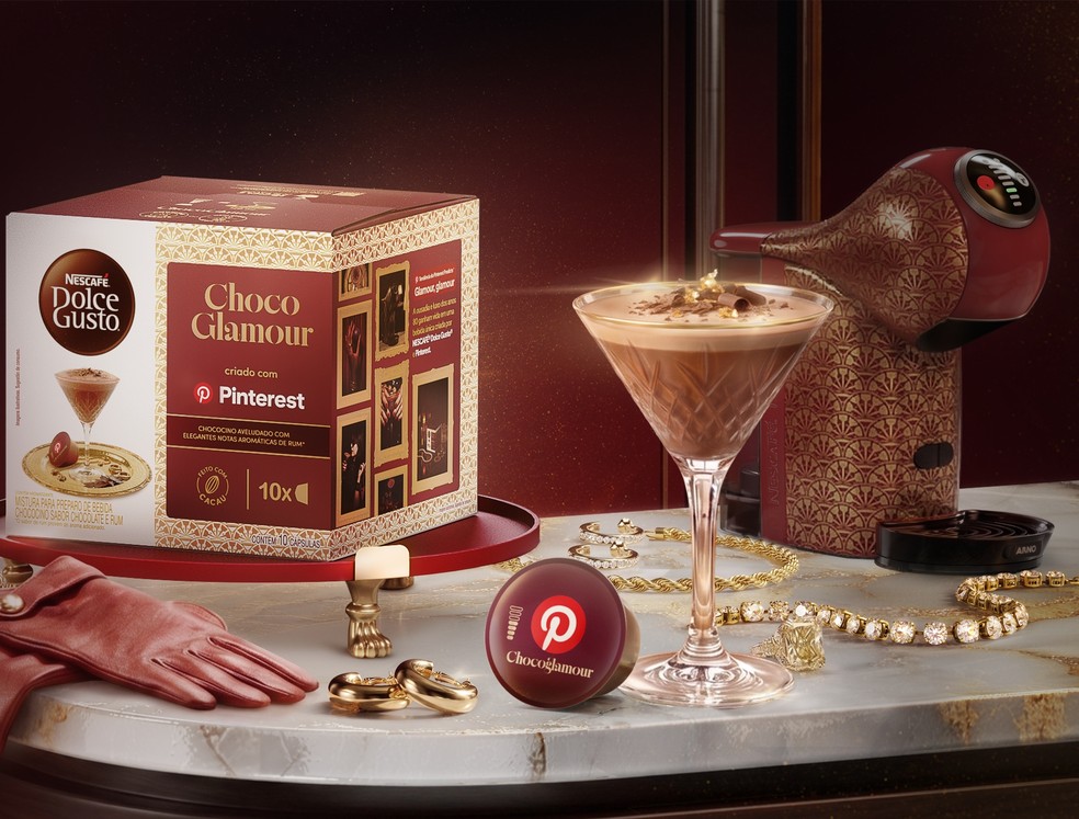 Nescafé Dolce Gusto e Pinterest criam bebida ChocoGlamour — Foto: Divulgação