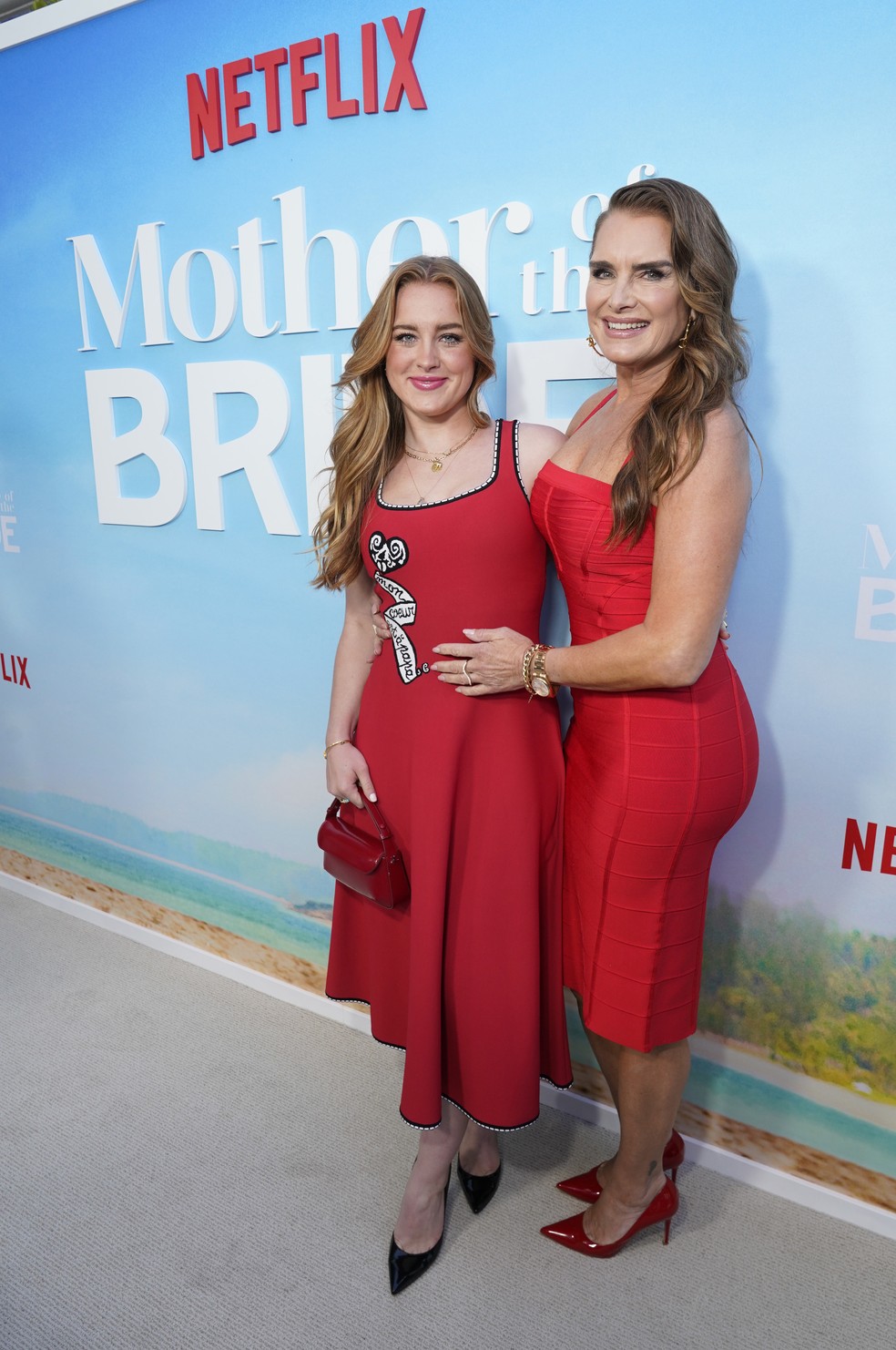 Rowan Francis Henchy e a mãe, Brooke Shields — Foto: Getty Images