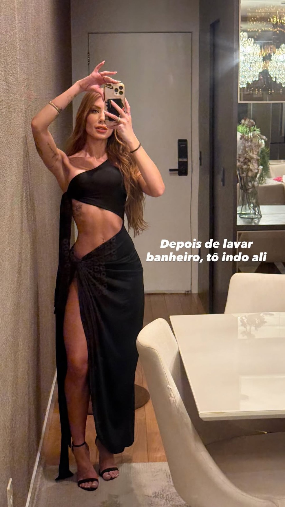 Story de Maria Lina — Foto: Reprodução/Instagram