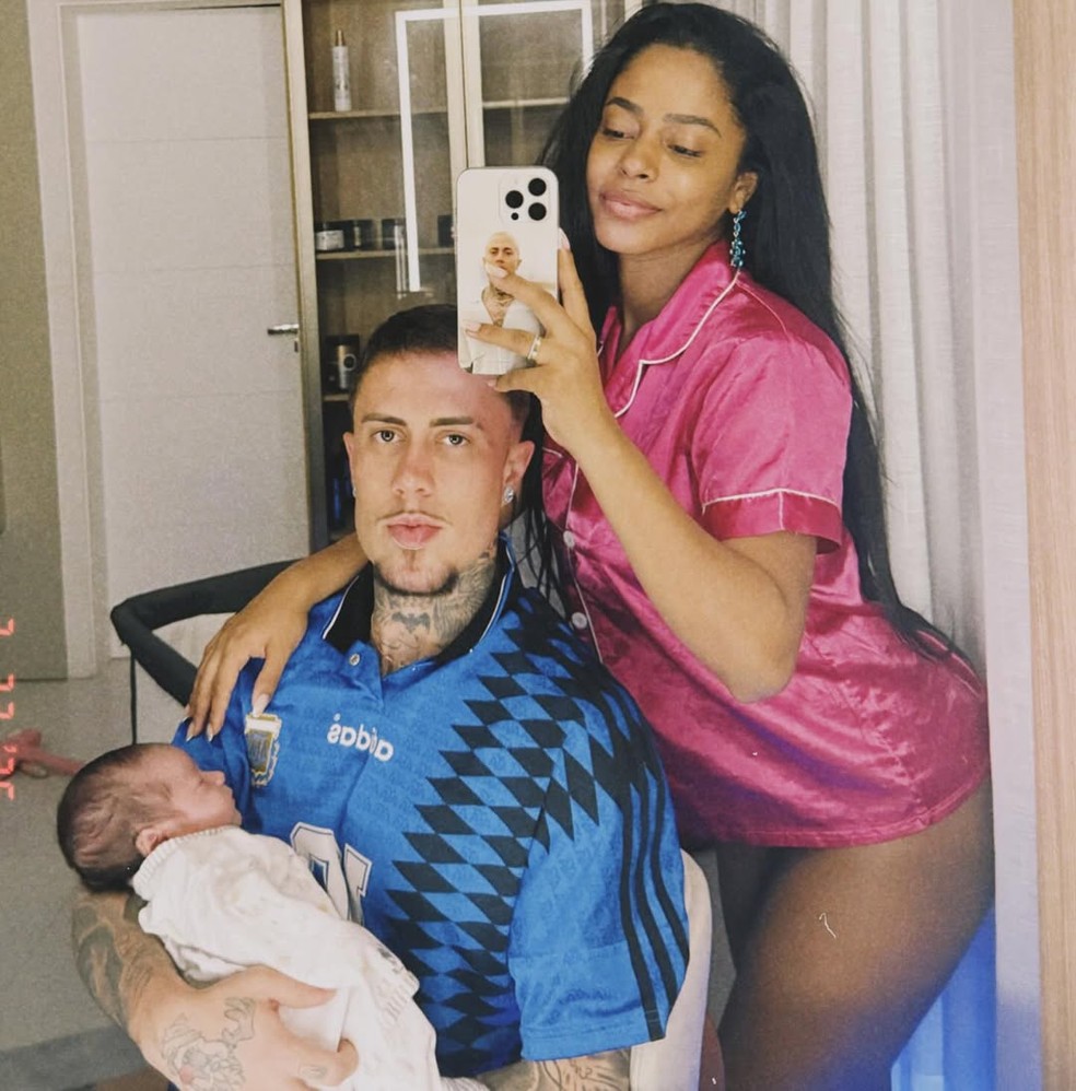 MC Daniel e Lorena Maria com Rás — Foto: Reprodução/Instagram