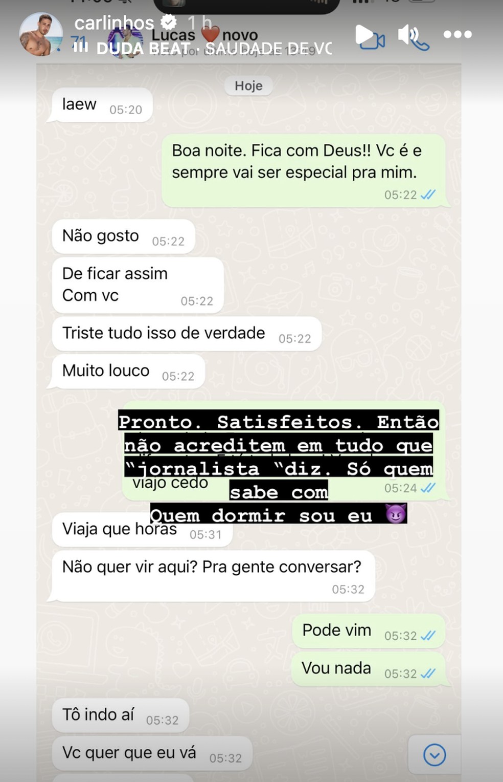 Carlinhos Maia desabafa sobre crise no casamento &mdash; Foto: Reprodu&ccedil;&atilde;o: Instagram