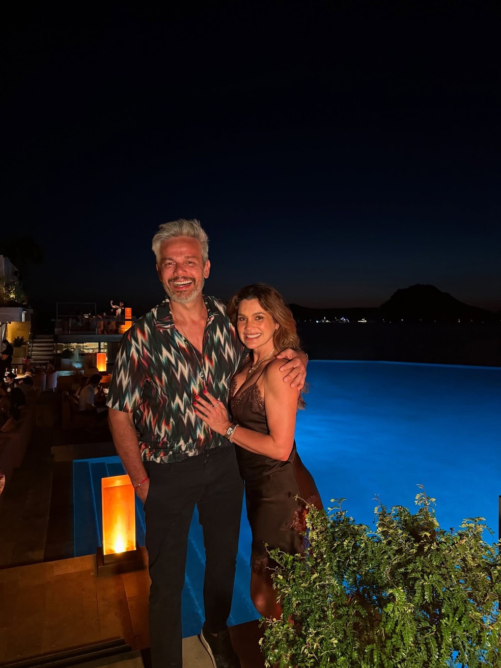 Otaviano Costa e Flávia Alessandra — Foto: Reprodução/ Instagram