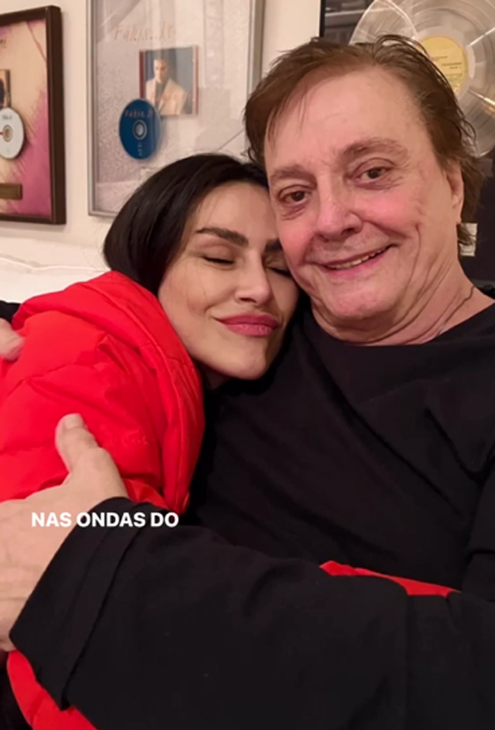 Fábio Jr. e a filha Cleo — Foto: Instagram