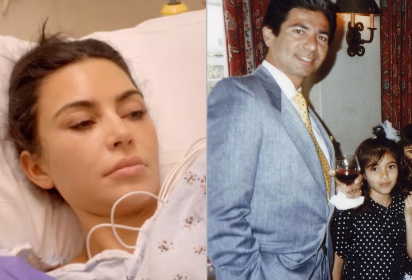 Kim Kardashian recorda morte do pai após receber diagnóstico de doença no esôfago; entenda