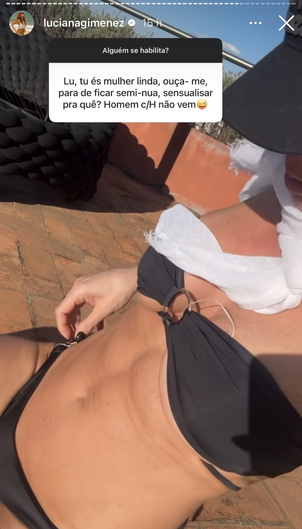 Story de Luciana Gimenez — Foto: Reprodução/Instagram