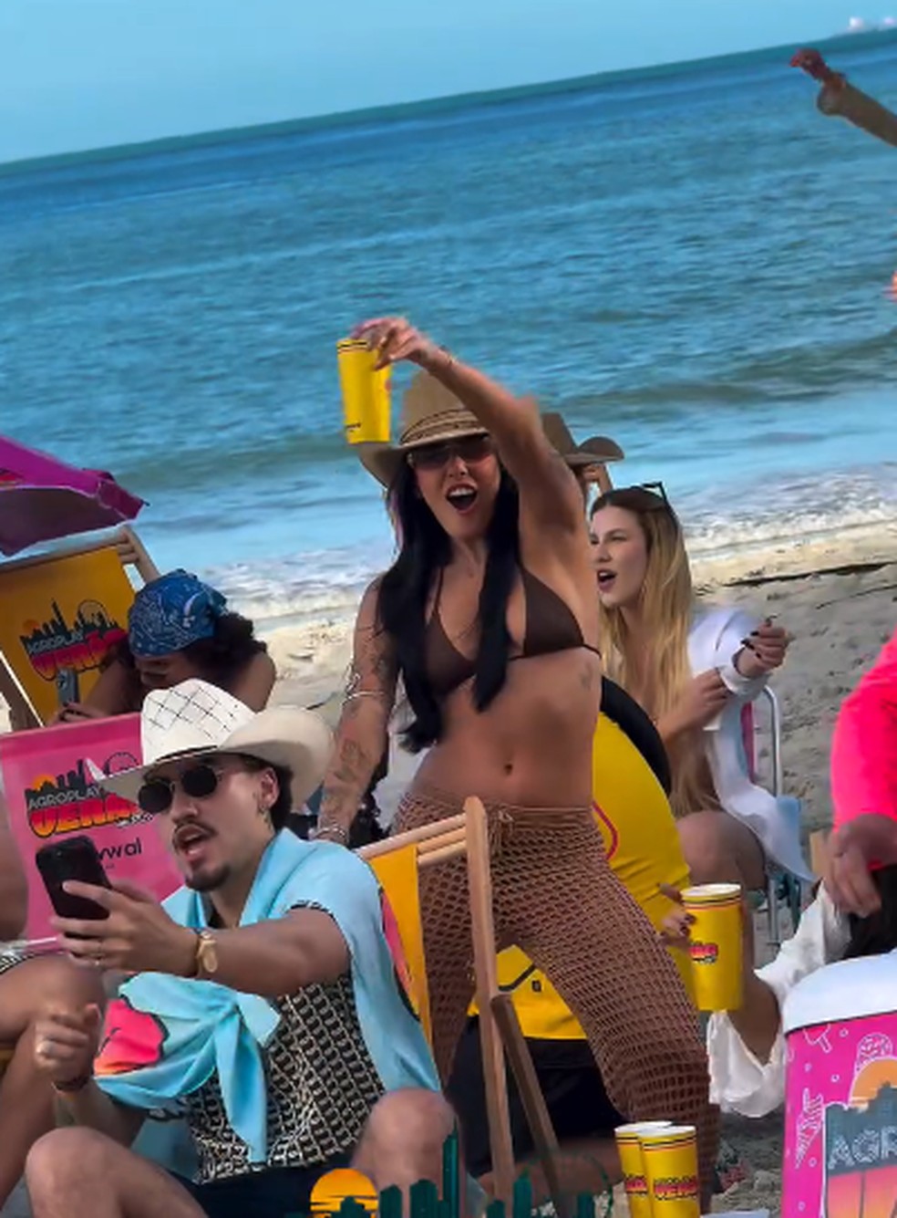 Ana Castela curtiu dia em Santa Catarina — Foto: Reprodução/Instagram