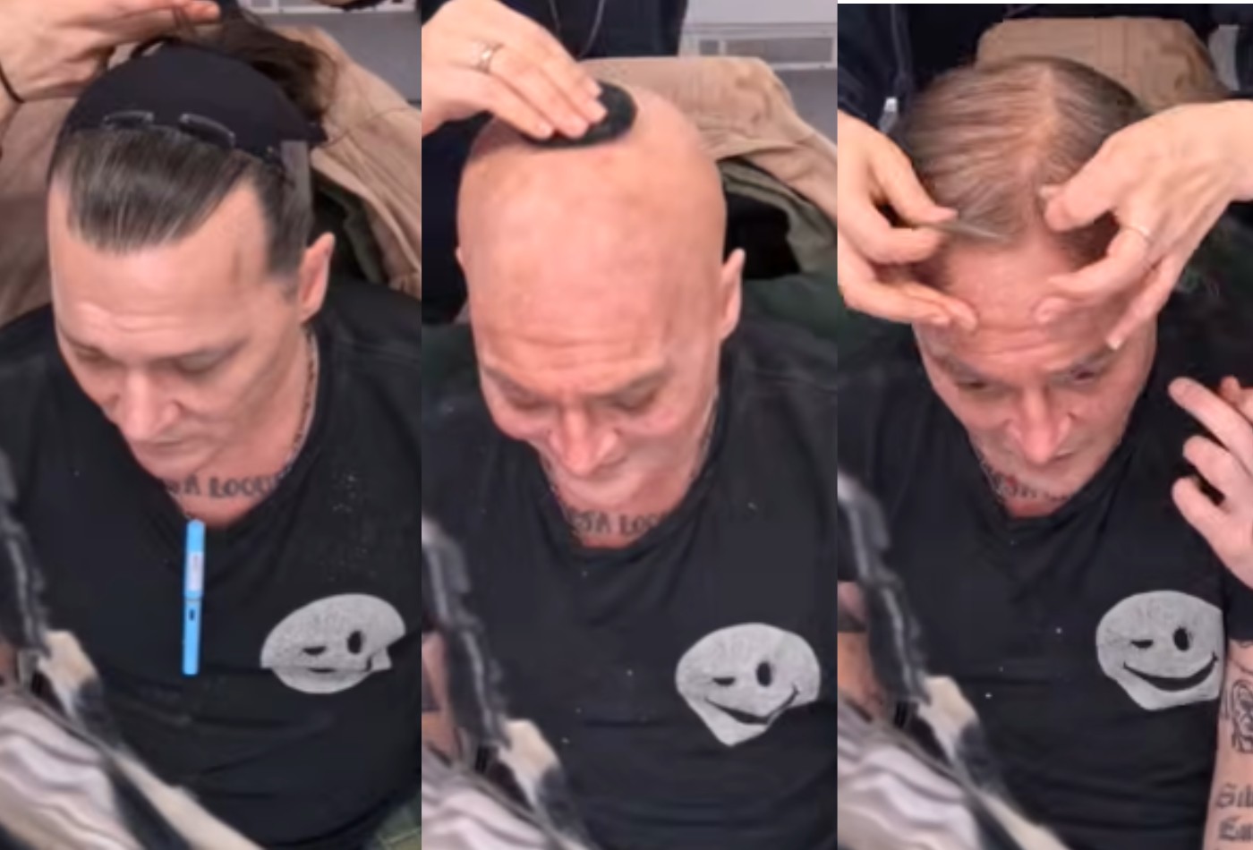 Johnny Depp mostra processo de transformação para novo filme e surpreende web; veja vídeo
