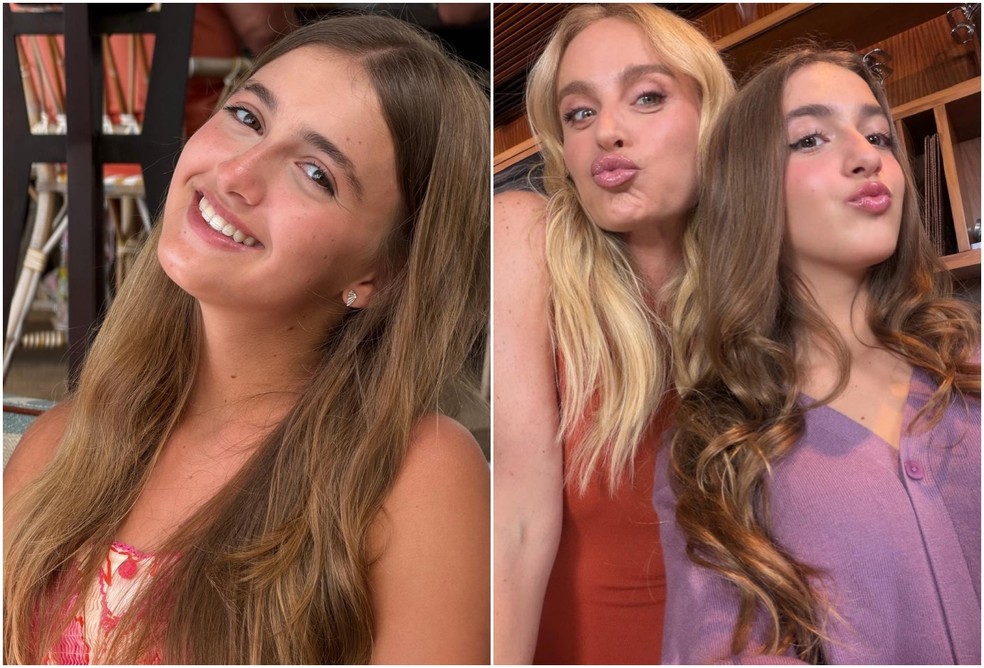 Eva com a mãe, Angélica — Foto: Reprodução/Instagram