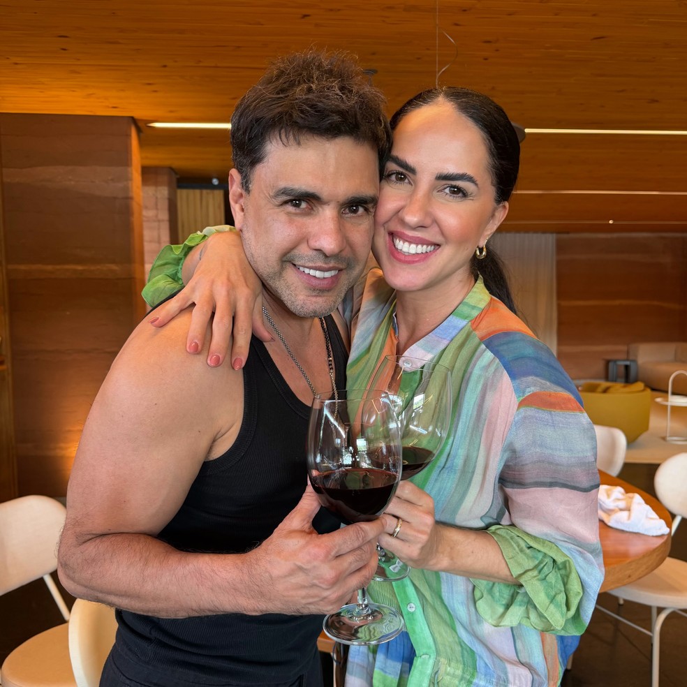 Graciele Lacerda e Zezé Di Camargo — Foto: Reprodução/Instagram