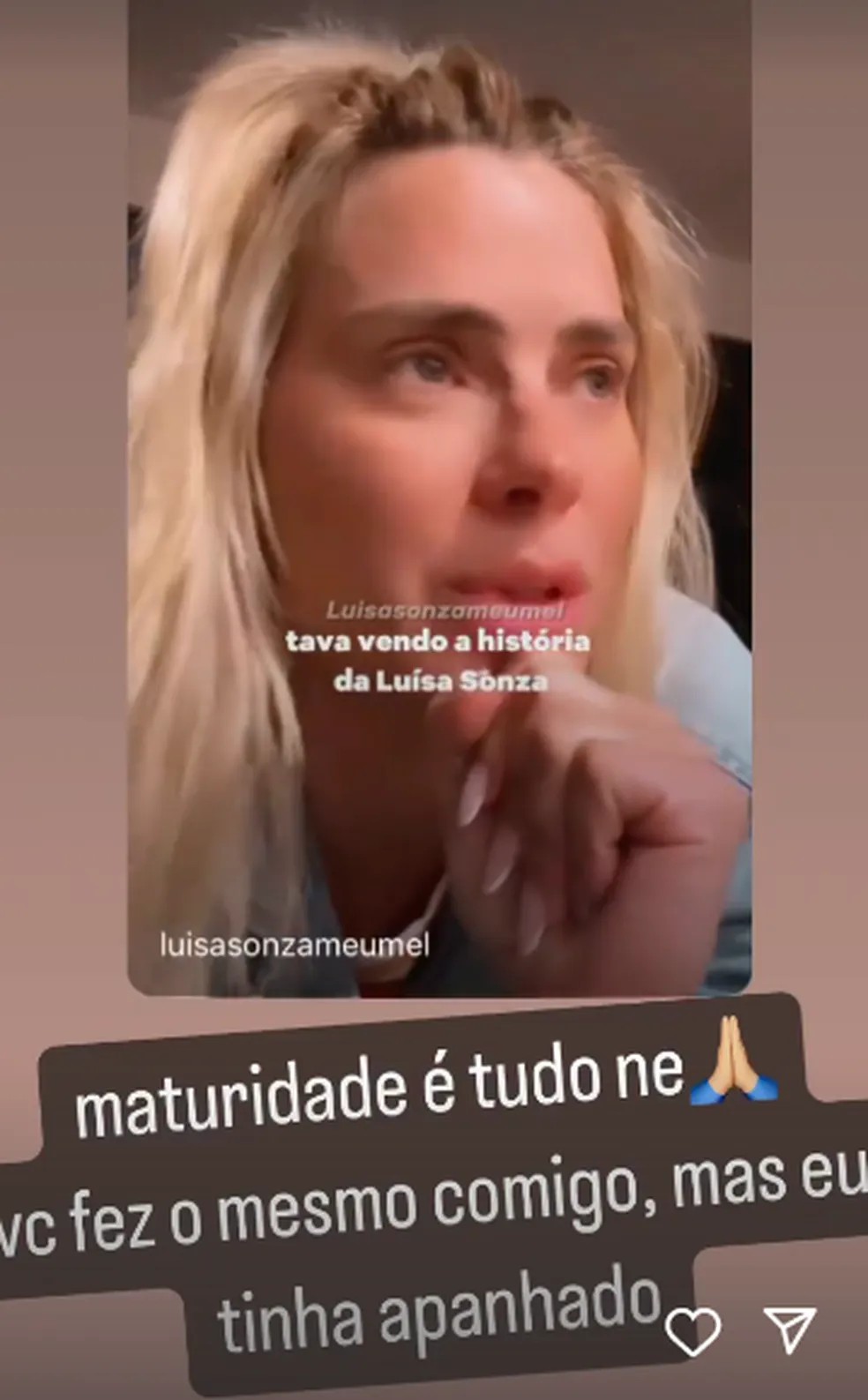 Luana Piovani critica Carolina Dieckmann em post sobre Luísa Sonza