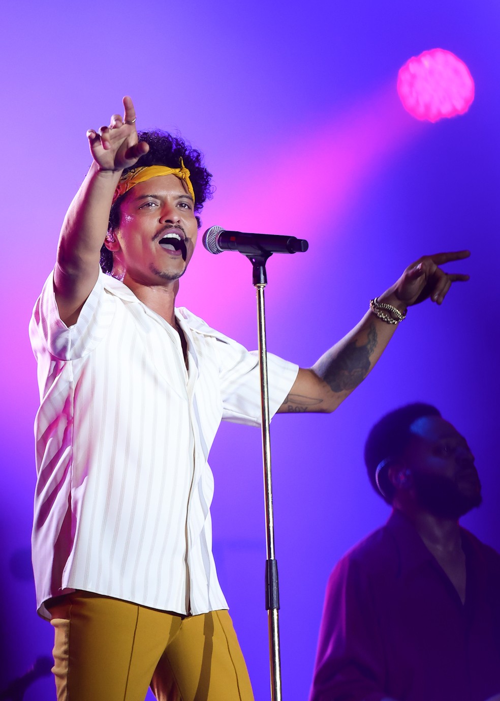 Bruno Mars encerra segunda noite do The Town — Foto: BrazilNews