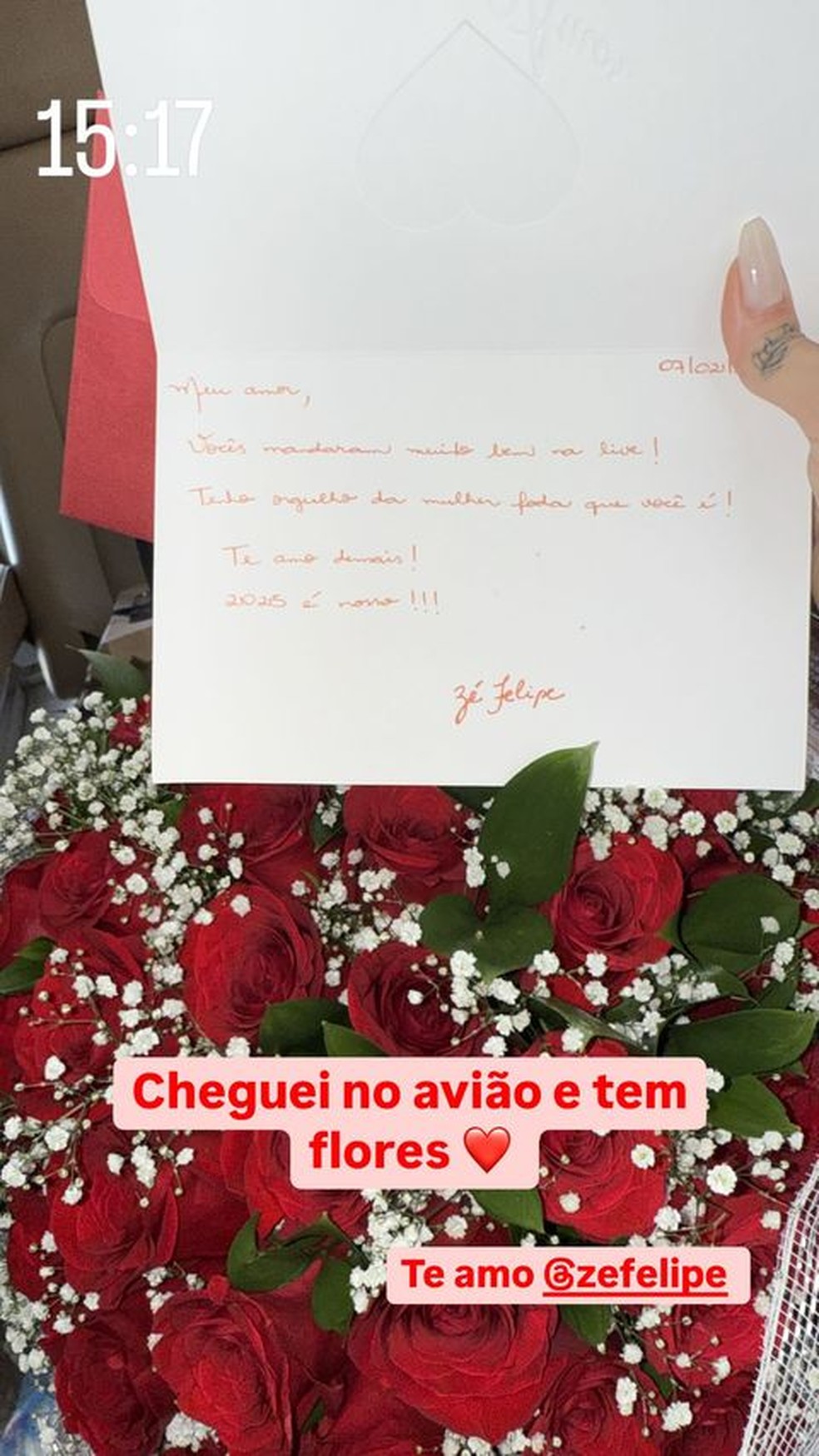 Virginia Fonseca e Zé Felipe — Foto: Reprodução/Instagram