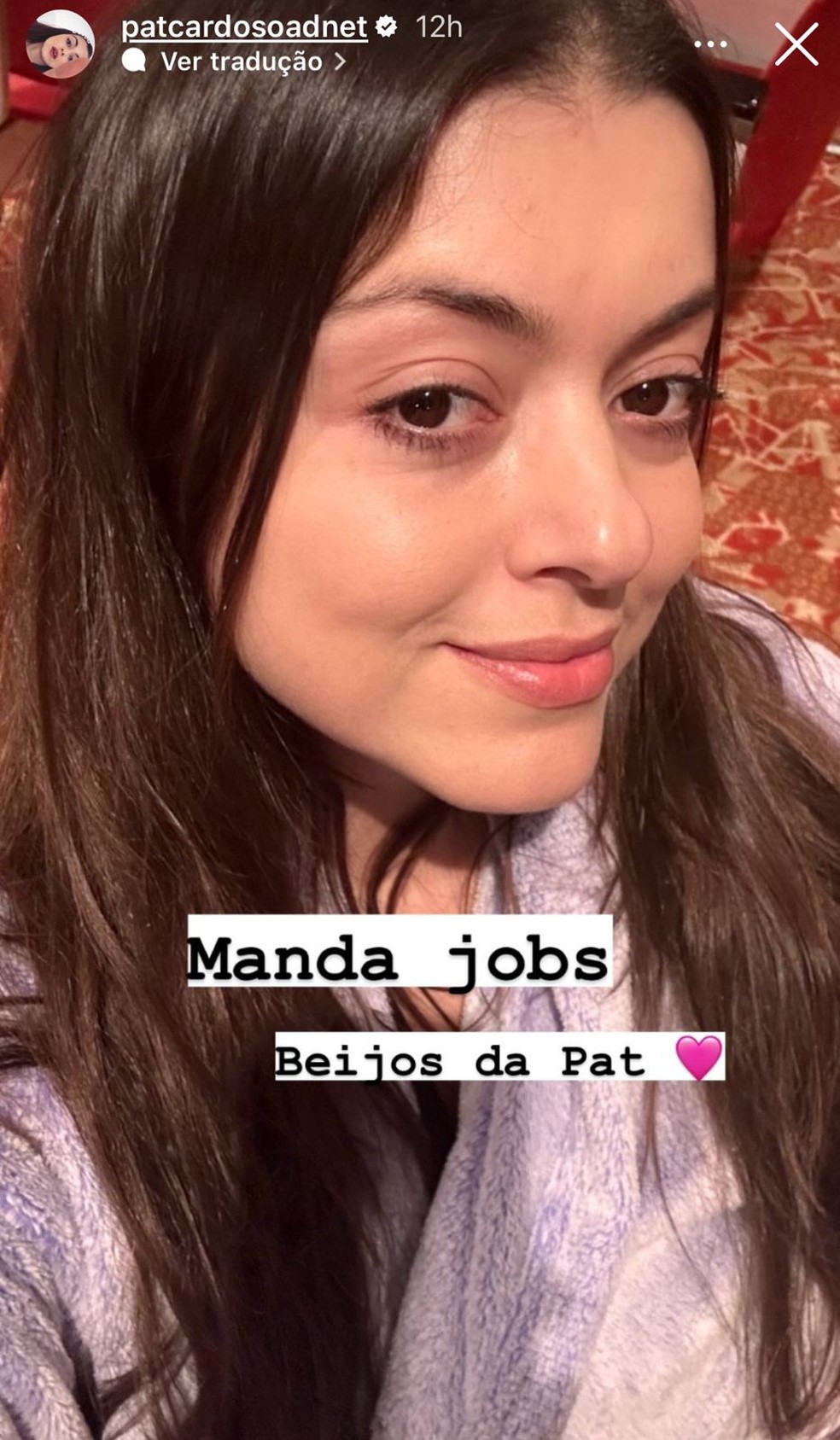 Patrícia Adnet faz publicações irônicas após traição de Marcelo Adnet. — Foto: Reprodução/Instagram