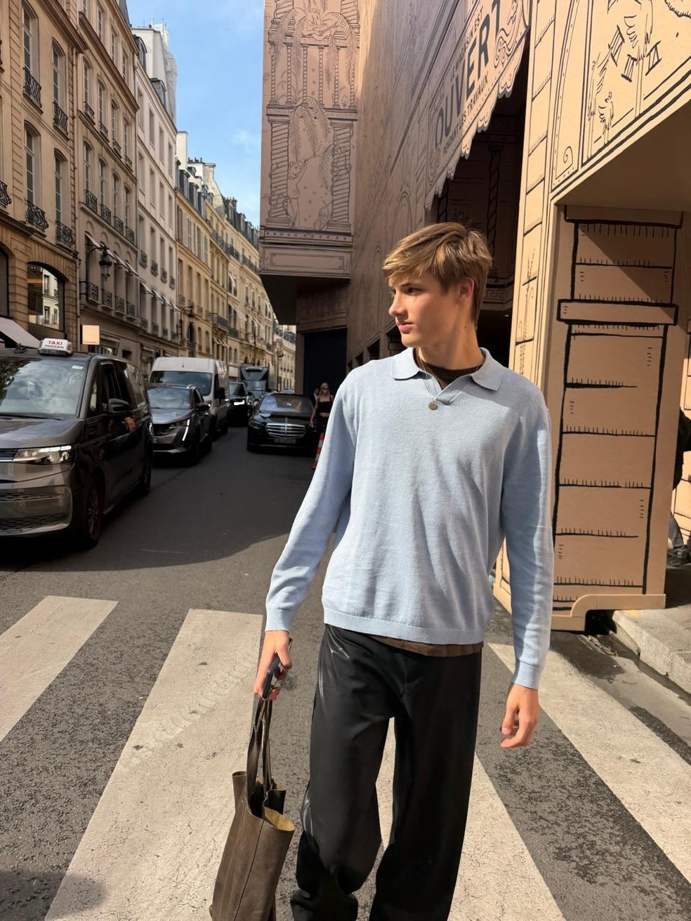 Após estreia em Milão, filho de Fernanda Lima e Rodrigo Hilbert chega à Semana de Moda de Paris — Foto: Reprodução/Instagram