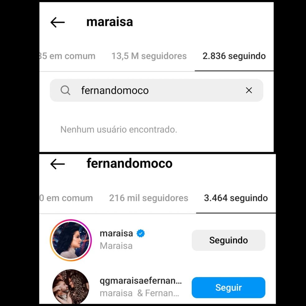 Maraisa e Fernando Moc&oacute; &mdash; Foto: Reprodu&ccedil;&atilde;o do Instagram