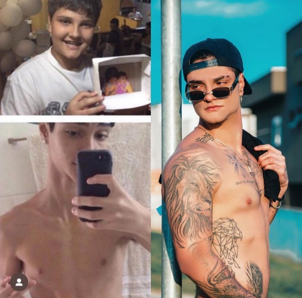 Davi Kneip teve de lidar com o transtorno alimentar — Foto: Acervo pessoal