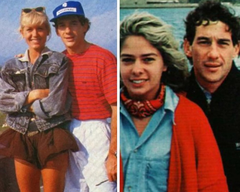 Ayrton Senna namorou Xuxa e Adriane Galisteu — Foto: Reprodução
