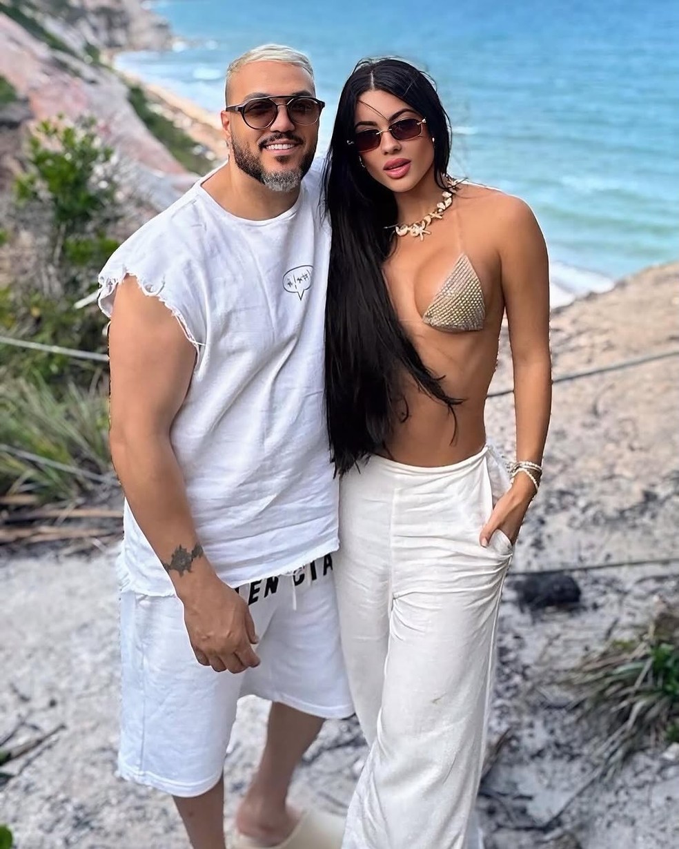 Belo e Rayane Figliuzzi — Foto: Reprodução/Instagram