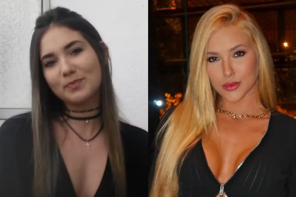 Antes e depois de Virginia — Foto: Reprodução/Instagram