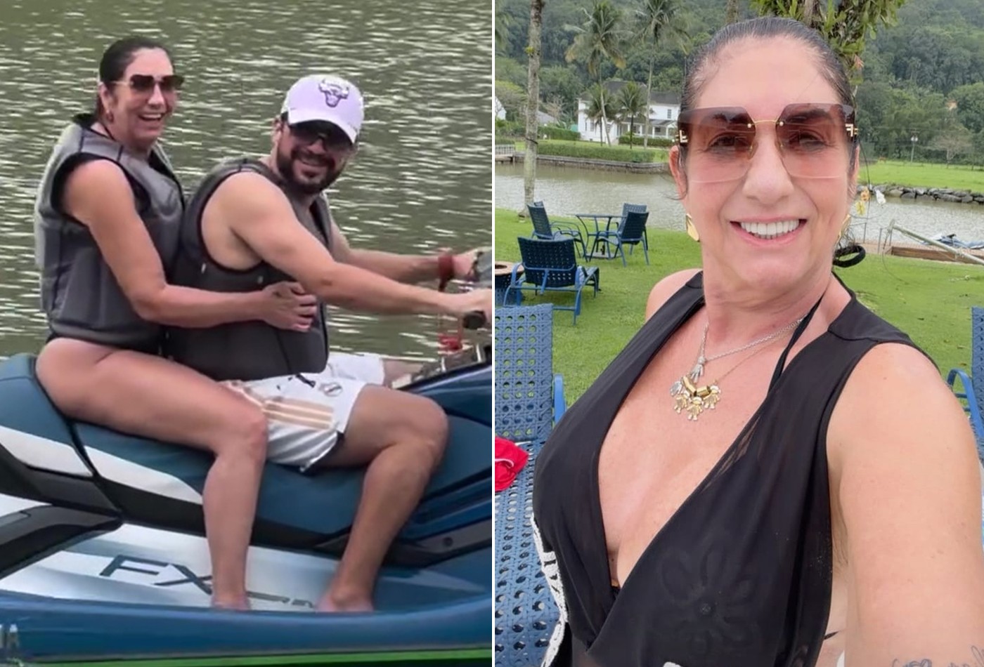 Mãe de Virginia viaja com o namorado e amigas: 'Bonde da Margara'; vídeos