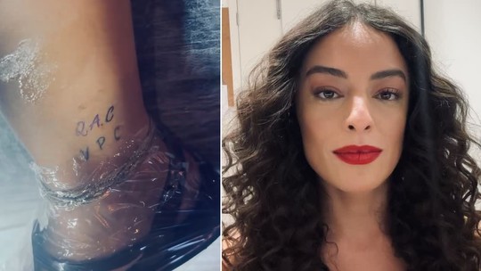 Pri Helena, a Lyris de 'Quem Ama Cuida', explica significado das siglas tatuadas no corpo Pri Helena, a Lyris de 'Quem Ama Cuida', explica significado das siglas tatuadas no corpo