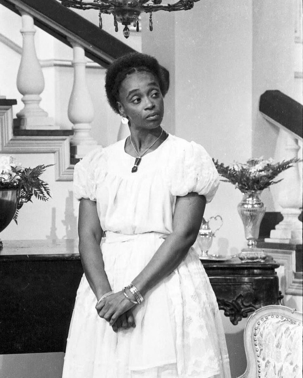 Léa Garcia, como Rita, na novela 'Maria, Maria' (Globo, 1978) — Foto: Reprodução