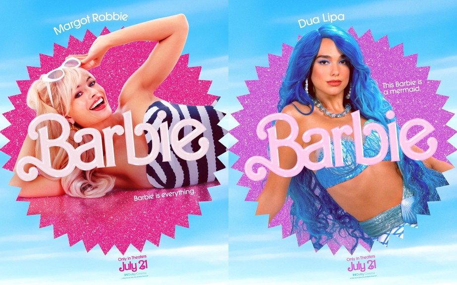 Barbie': filme com Margot Robbie, Ryan Gosling e Dua Lipa ganha