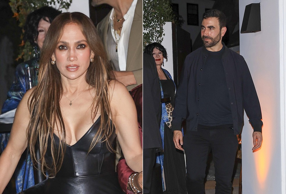 Jennifer Lopez e Brett Goldstein — Foto: The Grosby Group