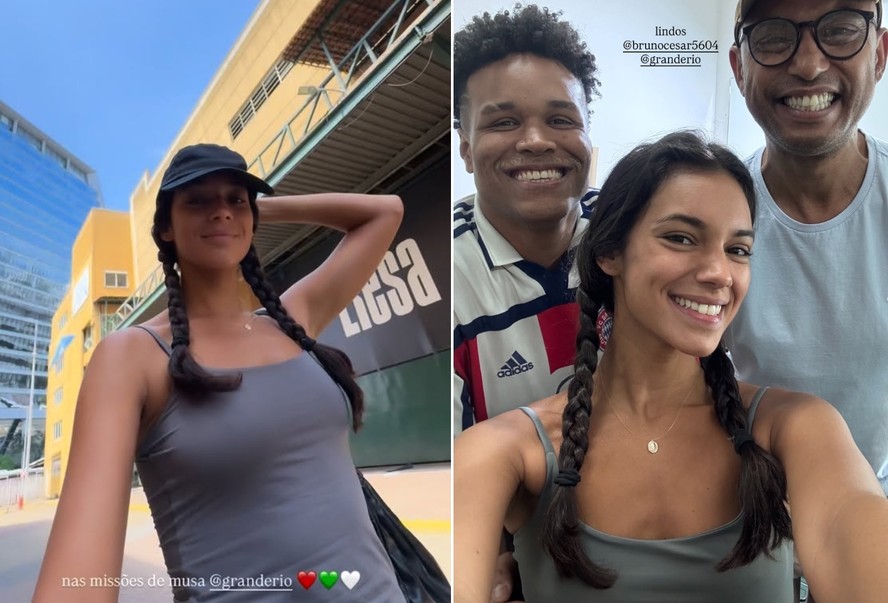 Alane Dias cumpre agenda como musa da Grande Rio: 'O Carnaval já começou'