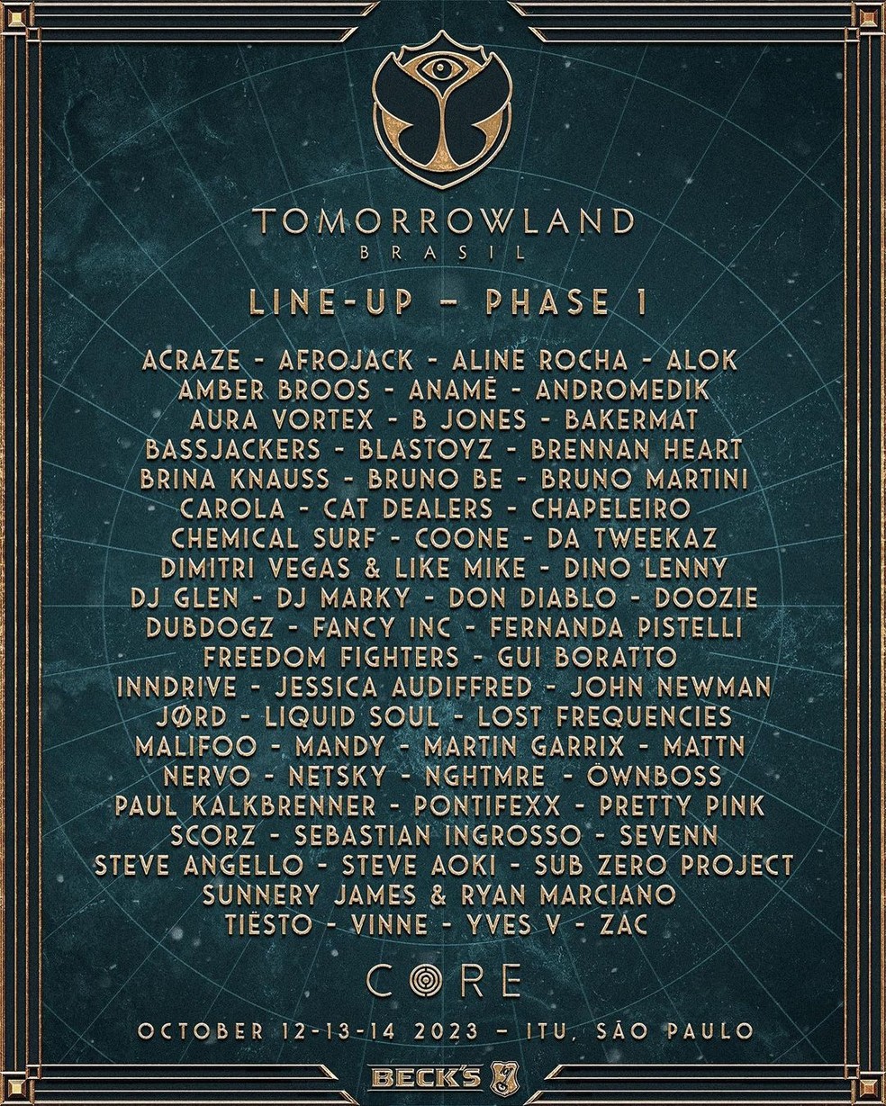 Tomorrowland Brasil 2023 festival anuncia primeiras atrações; confira