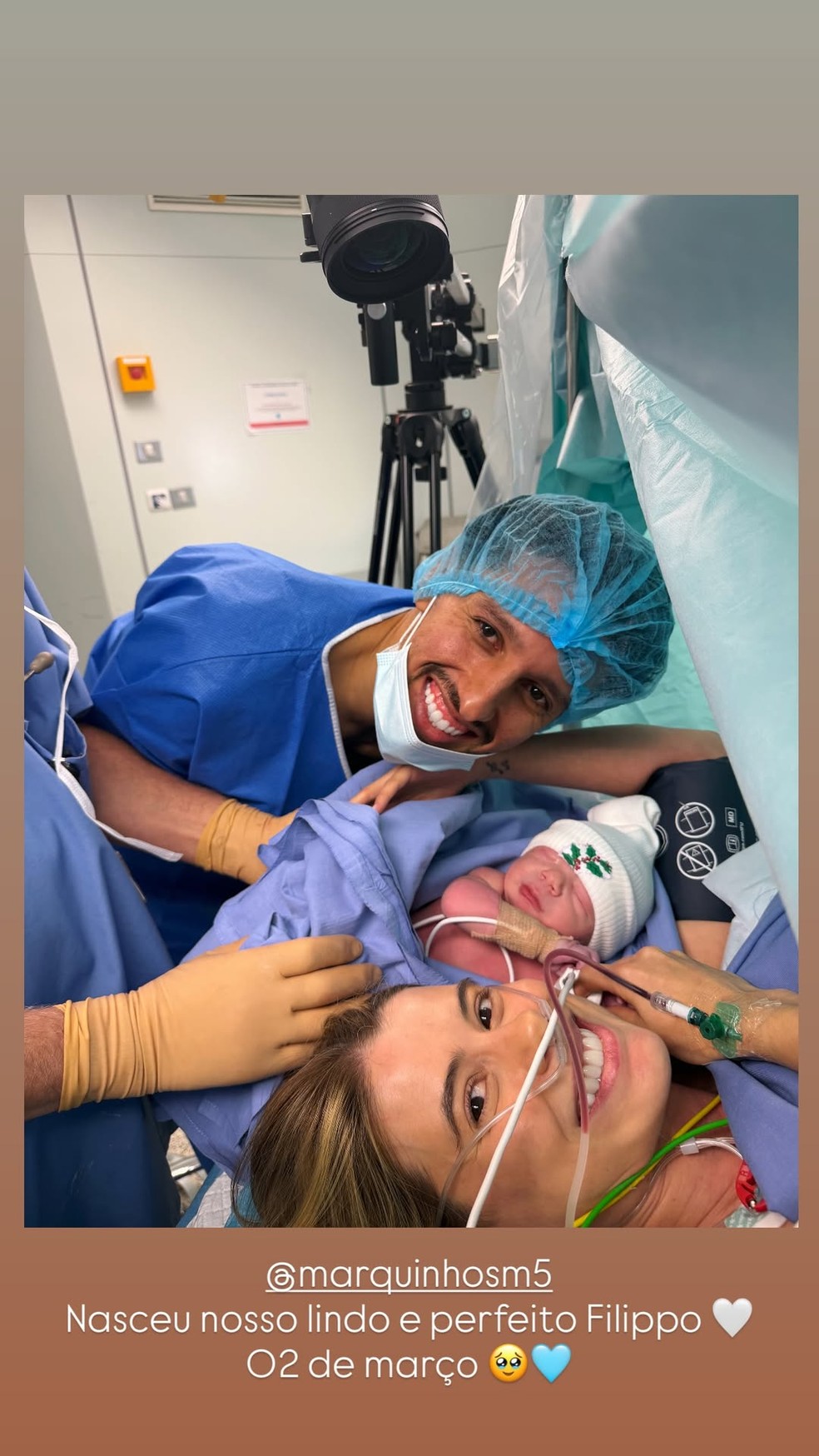 Story de Carol Cabrino — Foto: Reprodução/Instagram