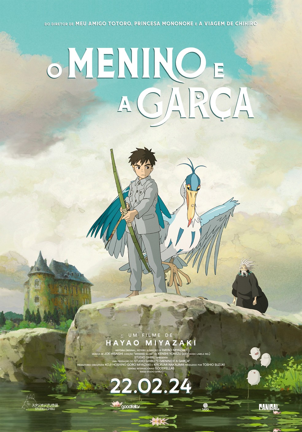 O Menino e a Garça': novo filme de Hayao Miyazaki ganha data no Brasil, trailer e pôster