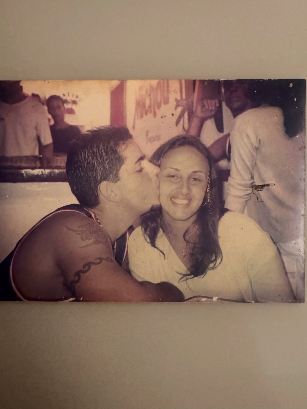 Tico Santta Cruz com a esposa, Luciana — Foto: Reprodução/Instagram