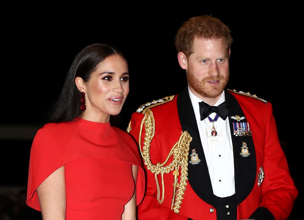 Meghan Markle e o Príncipe Harry — Foto: Getty Images