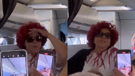 Alcione canta em voo atrasado e anima passageiros; vídeo