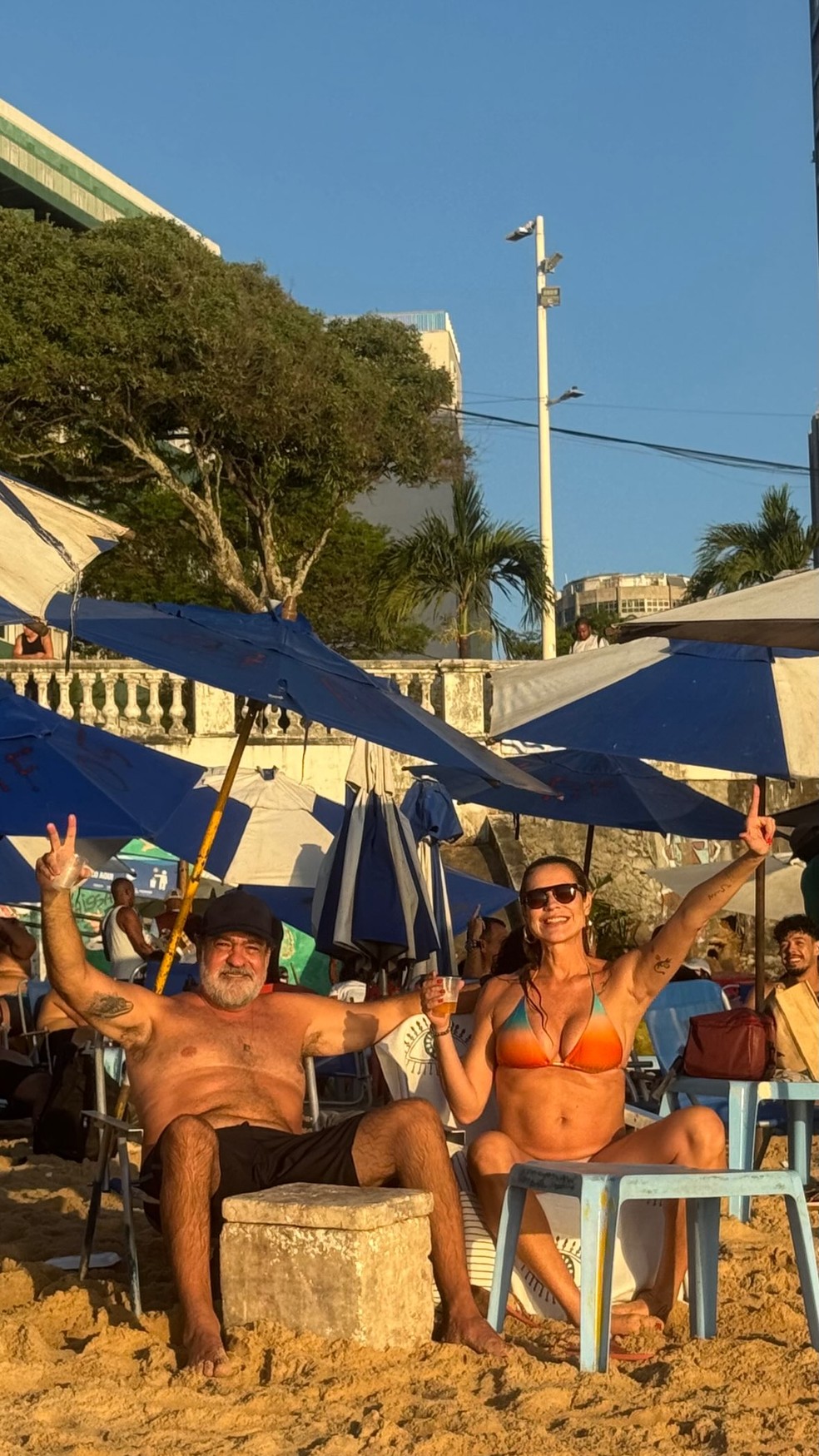 Luana Piovani posta dia de praia — Foto: Reprodução/Instagram