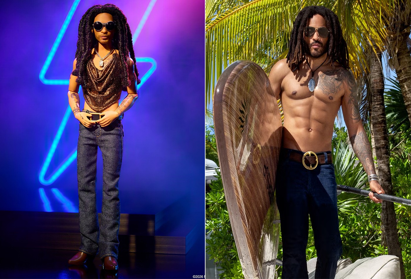 Lenny Kravitz ganha versão boneco da Barbie e detalhes impressionam