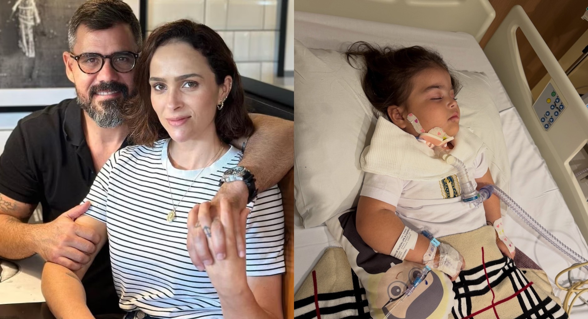 Filha de Juliano Cazarré dá entrada em CTI - QTU Questões do Universo