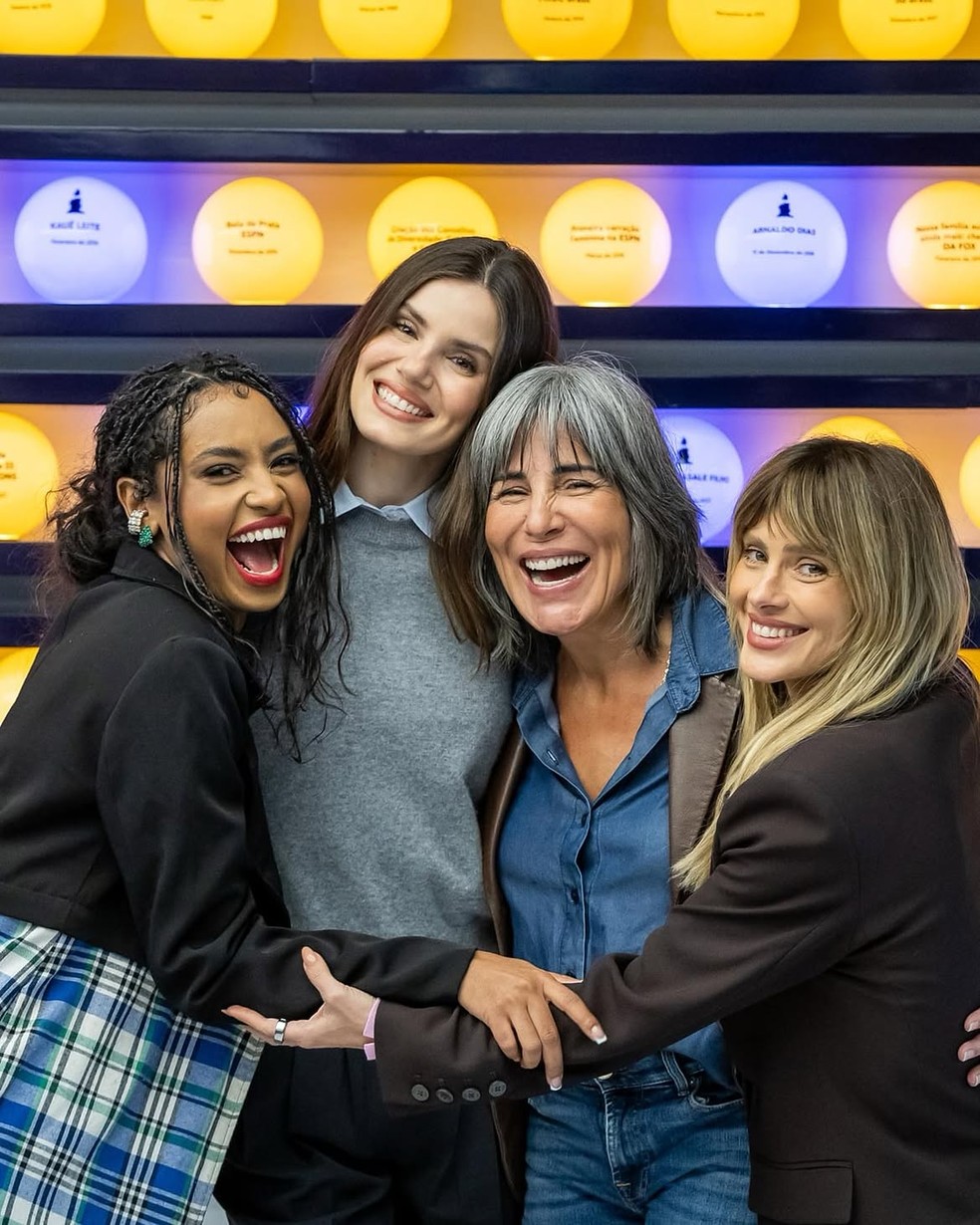 Gabz, Camila Queiroz, Gloria Pires e Carolina Dieckmmann estarão em novas produções da Disney+ — Foto: Divulgação